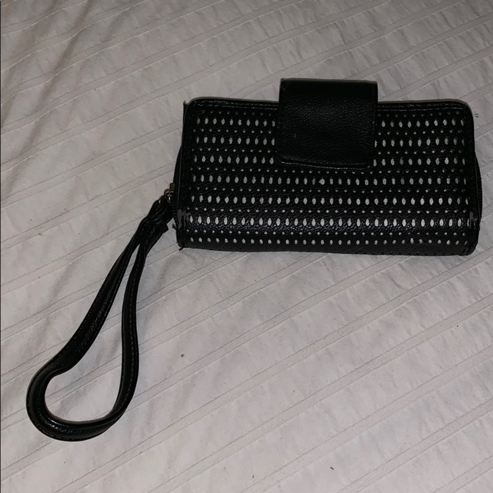 Wristlet wallet with space for iPhone